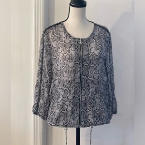 Cache sheer top/ jacket!